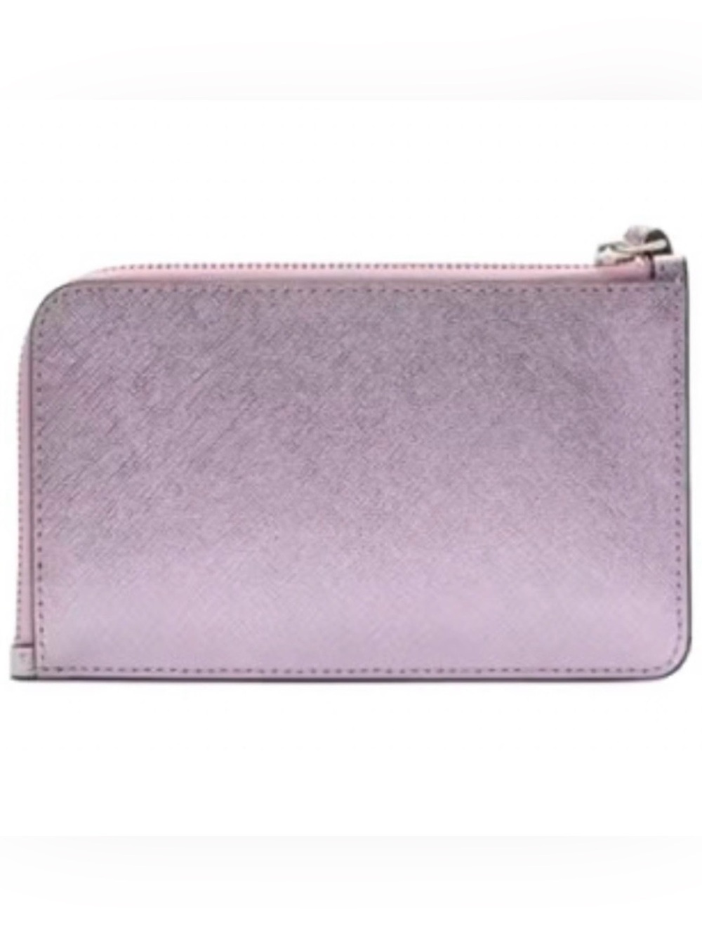 kate spade Lucy Small Lzip Wristlet with Strap NWT “Quartz Pink” (lavender) - Picture 3 of 6